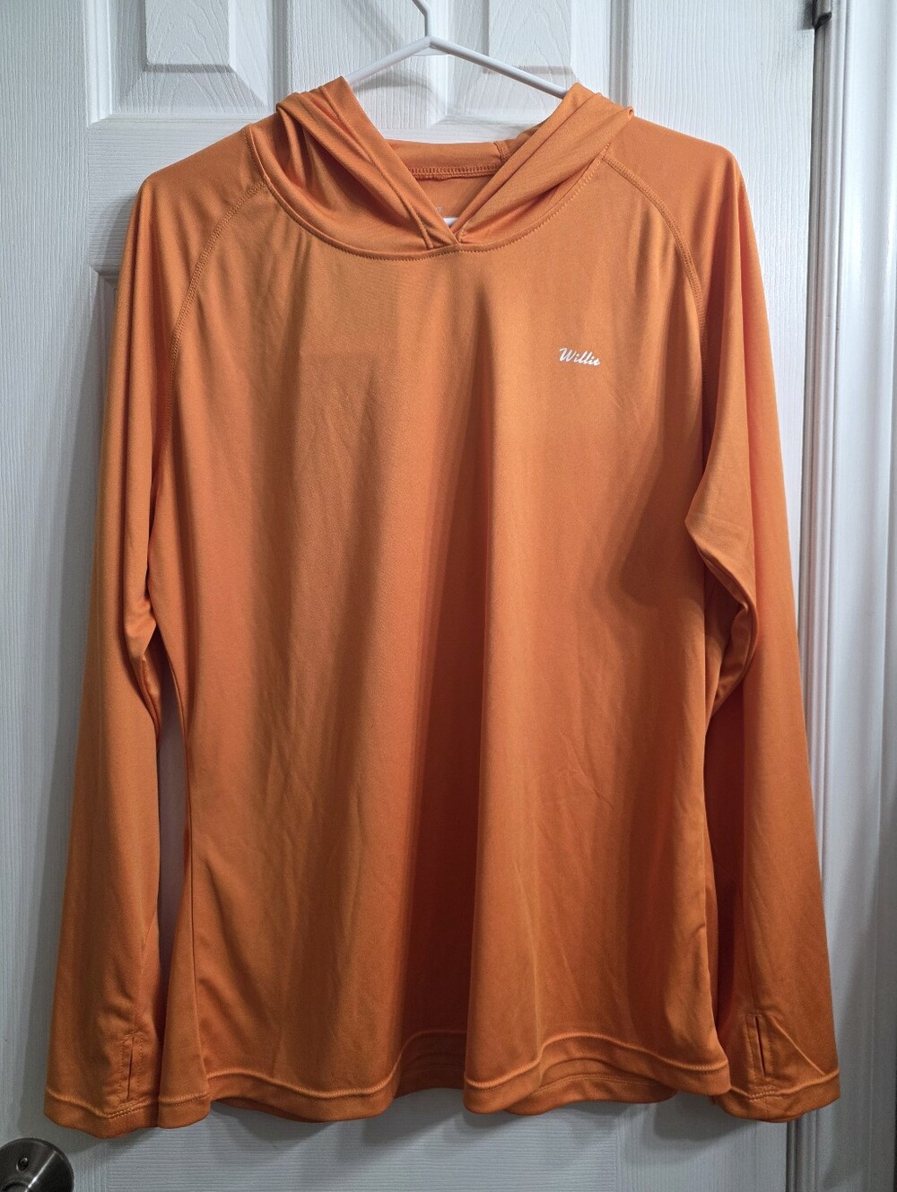 NWT Willit Men's UPF 50+ Sun Protection Hoodie - Orange - XL